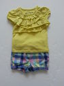 2 Piece Cherokee Yellow/Multi-Color Outfit sz 12 M