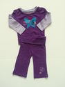 2 Piece Garanimals Purple Butterfly Outfit  sz 12 