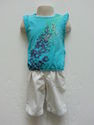 2 Piece OP/Cherokee Blue/White Hearts Outfit  sz 1