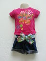 2 Piece Garanimals/OshKosh Fuchsia "Flower Power" 