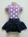 2 Piece Just One You/Circo Lavender Polka Dot "Hug