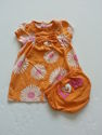 Child of Mine Short Sleeve Orange Flower Print Dre