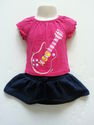 2 Piece Dressy Circo Fuchsia Guitar Outfit sz 12 M