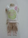 2 Piece Disney White/Pink Ariel Outfit sz 12 Month