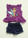 2 Piece Disney/Faded Glory Purple Tinkerbell "Beli