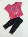 2 Piece Garanimals/Circo Fuchsia Striped "Sweet" O