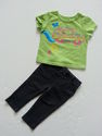 2 Piece Garanimals Green Car "Superstar" Outfit sz