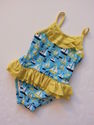 Circo Blue/Yellow Sailboat Swimsuit sz 12 Months E