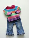 2 Pc Children's Place Multi-Color Striped Sweater/