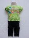 2 Piece Garanimals Green Car "Superstar" Outfit sz