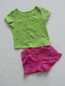 2 Piece Garanimals/OshKosh Green Fuchsia Stars Out