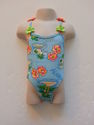 Circo Blue Aloha Swimsuit sz 12 Months EUC