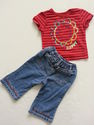 2 Piece Garanimals/Children's Place "Happy" Outfit