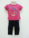 2 Piece Garanimals/Circo Fuchsia Striped "Sweet" O