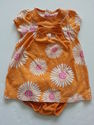 Child of Mine Short Sleeve Orange Flower Print Dre