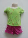 2 Piece Garanimals/OshKosh Green Fuchsia Stars Out