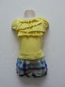 2 Piece Cherokee Yellow/Multi-Color Outfit sz 12 M