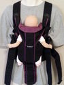 Baby Bjorn Miracle Baby Carrier Black w/ Purple Tr