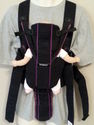 Baby Bjorn Miracle Baby Carrier Black w/ Purple Tr