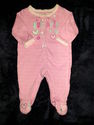 BabiesRUs Pink Snap Up Footed "Sweetie" Sleeper sz