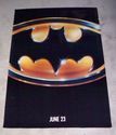 BATMAN ADVANCE ONE SHEET POSTER - 1989 - VERY GOOD