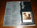 Album. Elton John " Breaking Hearts " 1984 release