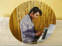 Elvis Presley Collectors Plate "His Hand in Mine".