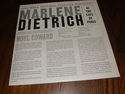 ALBUM - MARLENE DIETRICH " at the CAFE DE PARIS " 