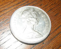 1968 Canadian 50 cent coin. In VERY GOOD condition