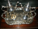 F.B. Rogers Silverplated 6 pc Tea/Coffee set inclu