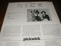 Album. The Nice " featuring America " 1972. LP is 