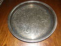 Silver plated E.P. on Steel Serving Tray. In VERY 