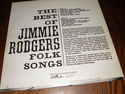 ALBUM - JIMMY RODGERS " THE BEST OF....FOLK SONGS 