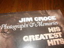 Album. Jim Croce " Photographs & Memories. His Gre