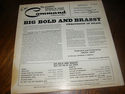 Album. Enoch Light " Big Bold and Brassy " 1961.LP