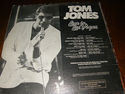 Album - Tom Jones " Live In Las Vegas "  1969 rele