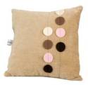 Just Buggy Pillow - Tan with Circles