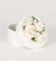 Small White Rose and Pearl Box