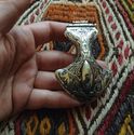 Vintage African Tuareg Berber handmade silver tali