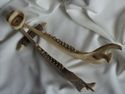 Antique Carved Hunt Trophy Deer Antler Stag Skull 