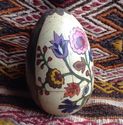 Antique Handpainted Russian Wood Egg Matryoshka Do