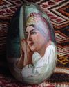 Antique Handpainted Russian Wood Egg Matryoshka Do