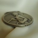 Antique Sterling Silver Olympic Sport Athlethic Ro