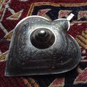 Africa Berber Big Heart handmade silver Pendant Et