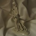 Antique German Schaubach Kunst Porcelain Fawn Nude