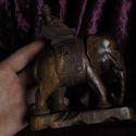 Antique Black Forest Handcarved Wood India Africa 