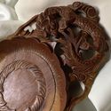 Antique Chinese Huanghuali Wood Art Handcarved Dra