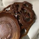 Antique Chinese Huanghuali Wood Art Handcarved Dra