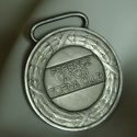 Antique Sterling Silver Olympic Sport Athlethic Ro