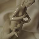 Antique German Schaubach Kunst Porcelain Fawn Nude